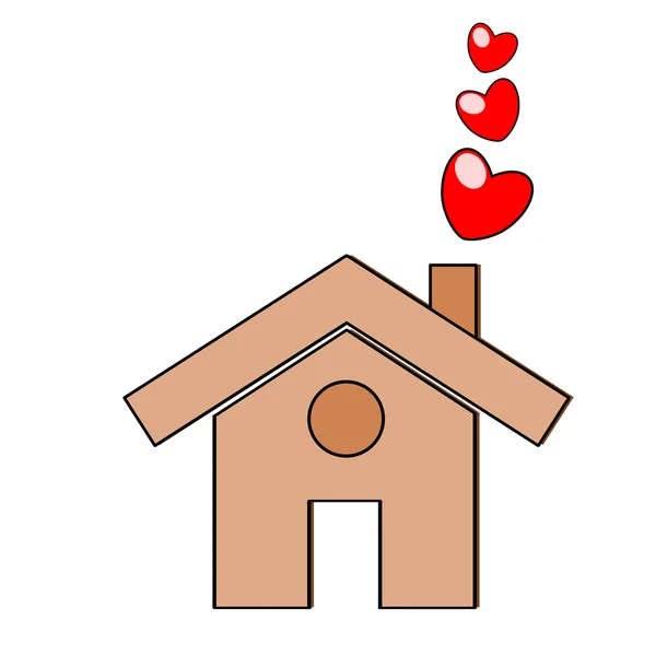 Hogar del amor — Archivo Imágenes Vectoriales