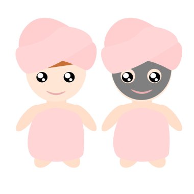 önce ve sonra kadın maskesi