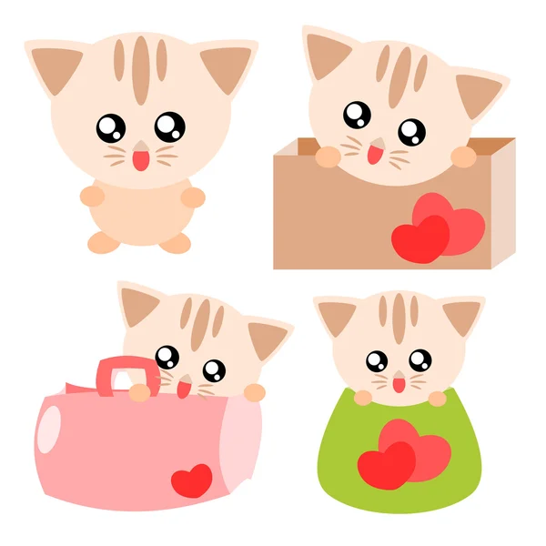 Desene animate Cat Illustration — Vector de stoc