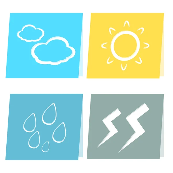 Illustration icône météo — Image vectorielle