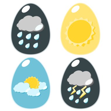 Paskalya yumurtası illüstrasyon