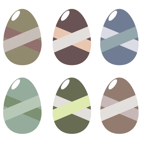 Illustration oeuf de Pâques — Image vectorielle