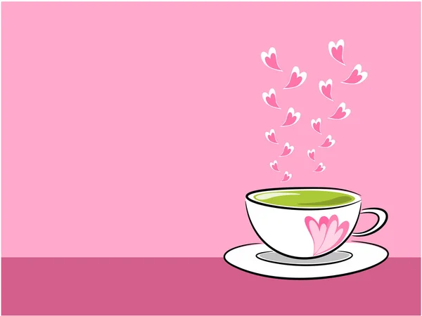 Illustration de thé — Image vectorielle