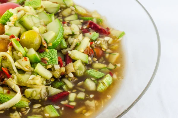 Gurkensalat — Stockfoto