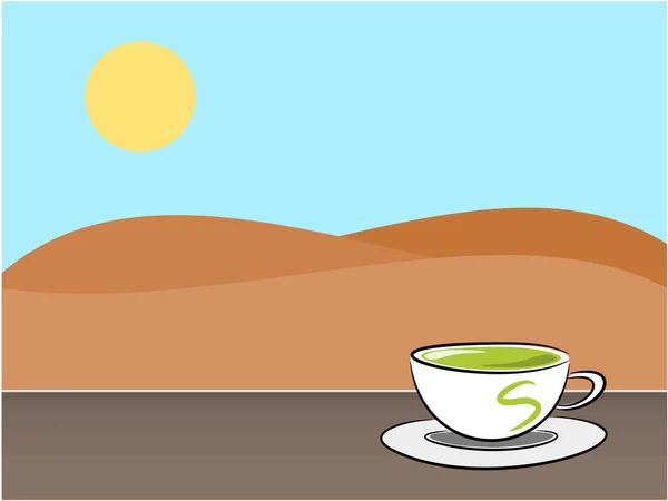 Tea illustration — Stock Vector