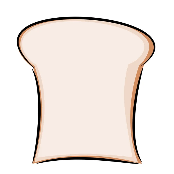 Bröd slice illustration — Stock vektor