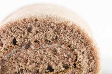 rulo kek çikolata ve krema