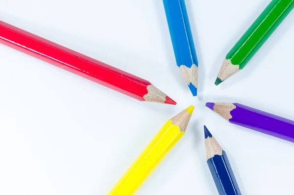 Color pencils crayon — Stock Photo, Image