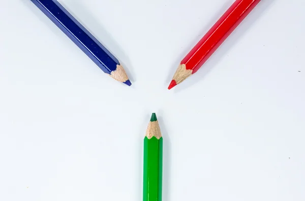 Color pencils crayon — Stock Photo, Image