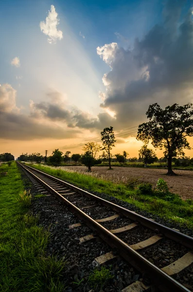 Caminho de ferro — Fotografia de Stock