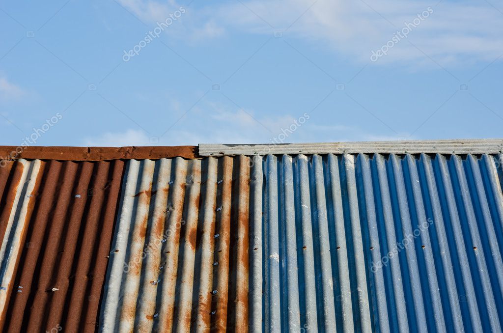 Rust old zinc roof — Stock Photo © SweetCrisis 39669569