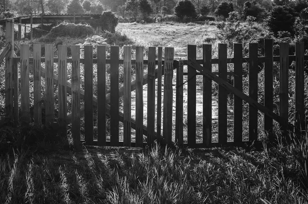 Wooden fence — Stock Photo, Image