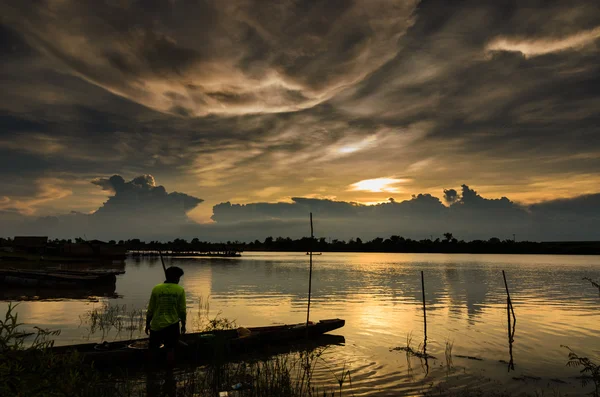 Fluss in Thailand — Stockfoto