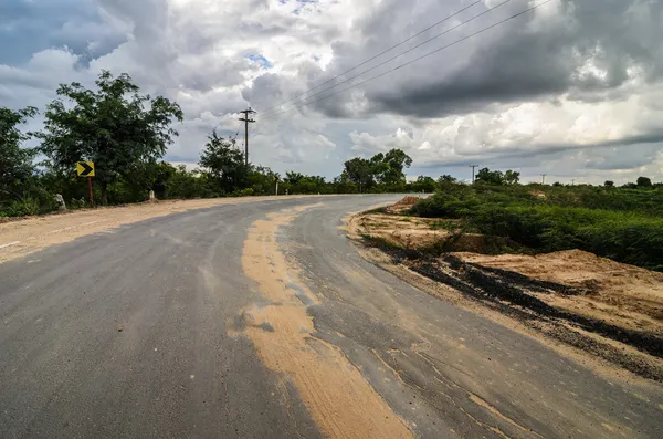 Carretera y cielo —  Fotos de Stock