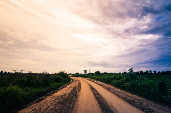 Tierra de carretera — Foto de Stock