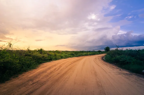 Tierra de carretera — Foto de Stock