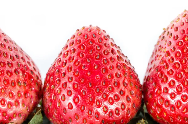 Bio-Erdbeeren — Stockfoto