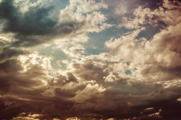 Cloudscape in the nature vintage — Stock Photo, Image