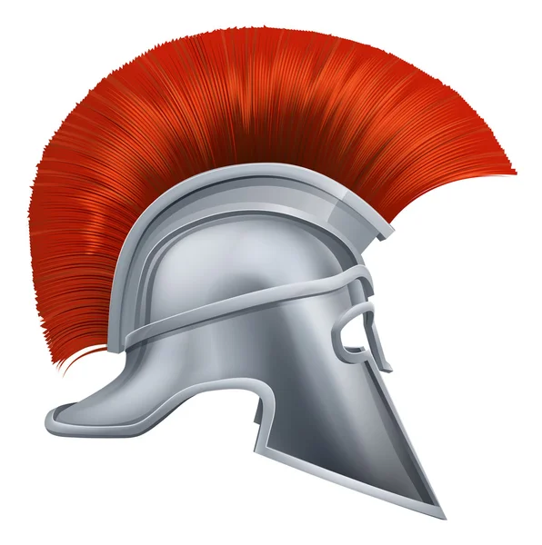 Греческий шлем воина — стоковый вектор
