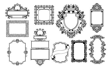 grafik tasarım dekoratif çerçeveler