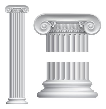 Ionic column clipart