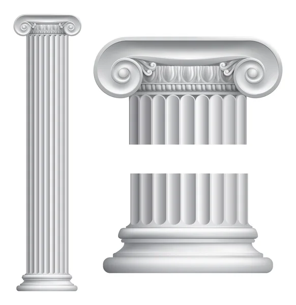 Columna iónica — Vector de stock