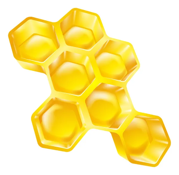 Peine de abeja — Vector de stock