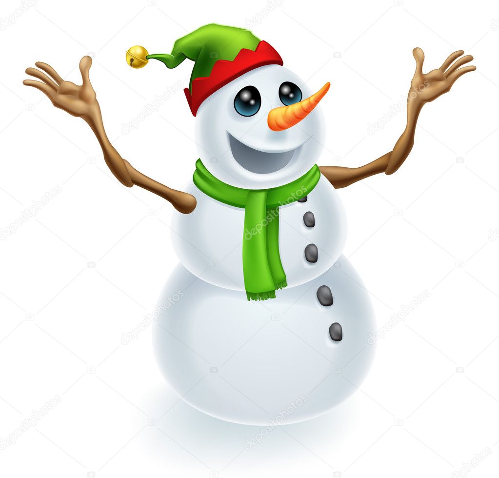 Happy Christmas Snowman