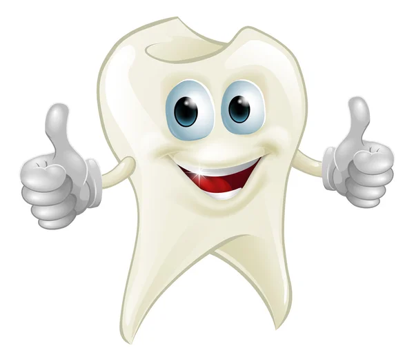 Mascote de dente sorridente —  Vetores de Stock