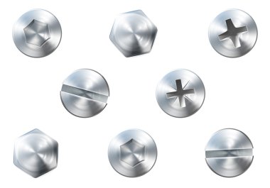 Screws and bolts clipart