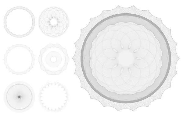Guilloche desenler — Stok Vektör