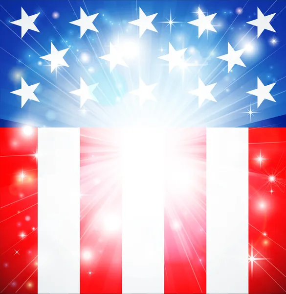 Американский флаг патриотический фон — стоковый вектор
