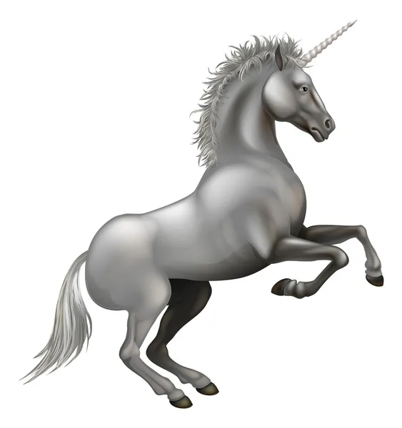Potente ilustración Unicornio — Vector de stock