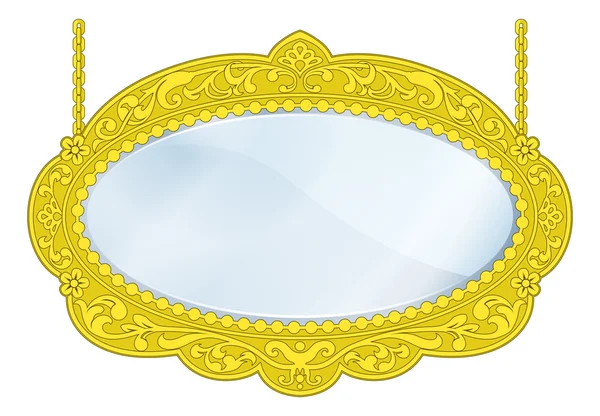 Fancy Boutique Mirror — Stock Vector