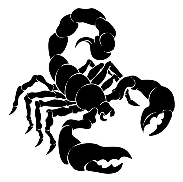 Стилизованная иллюстрация Скорпиона
