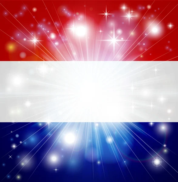 Dutch flag background — Stock Vector