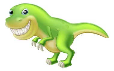 t rex çizgi film dinozor