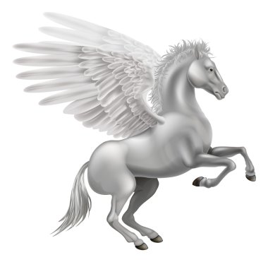 Pegasus horse clipart