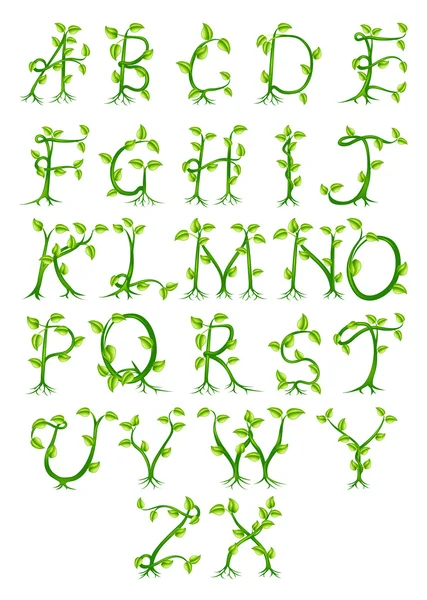 Plant alphabet letters