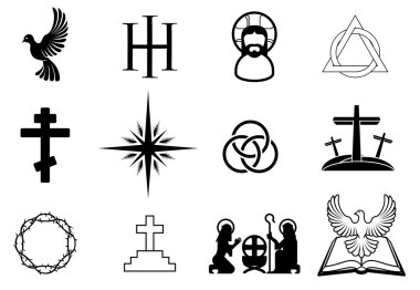 Christian icons clipart