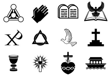Christian icons clipart
