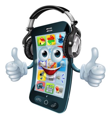 müzik kulaklık telefon