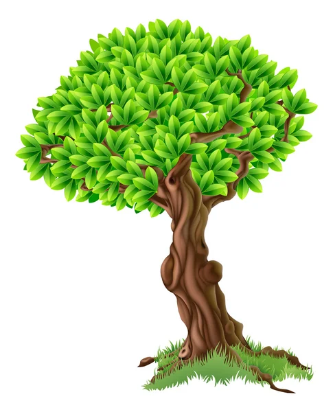 Illustrazione dell'albero — Vettoriale Stock