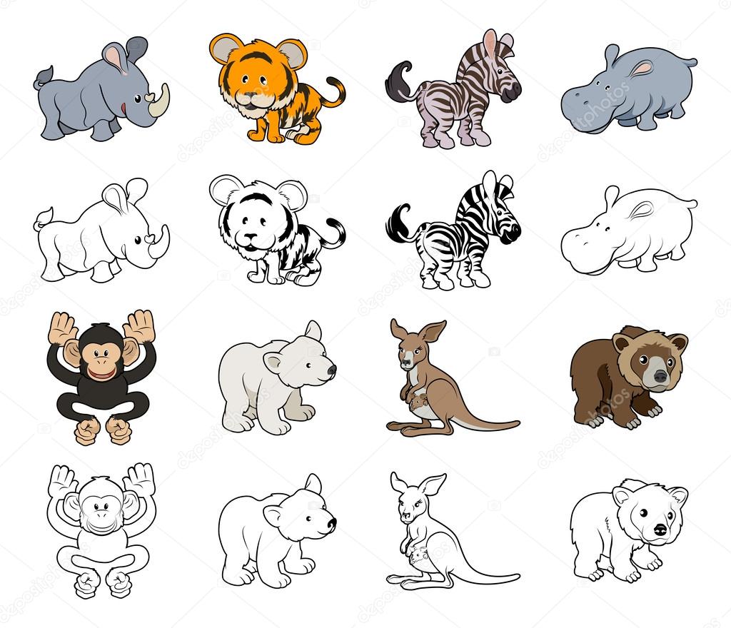 Mono Para Colorear Vectores Graficos Imagenes Vectoriales Depositphotos Mono Para Colorear Vectores Graficos Imagenes Vectoriales Depositphotos