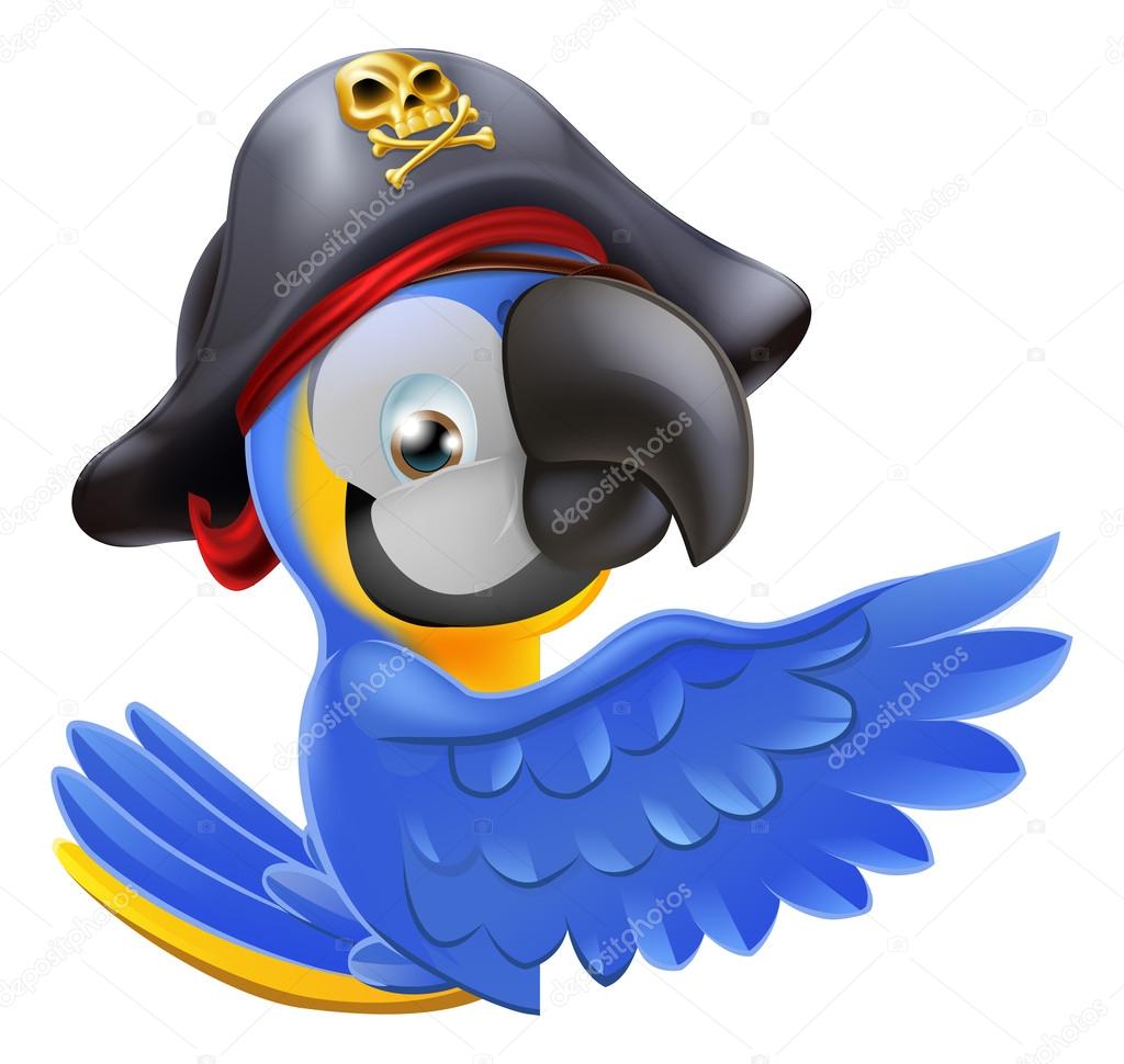 Pointing Pirate Parrot