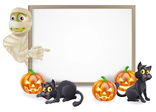 Halloween maman signe — Image vectorielle