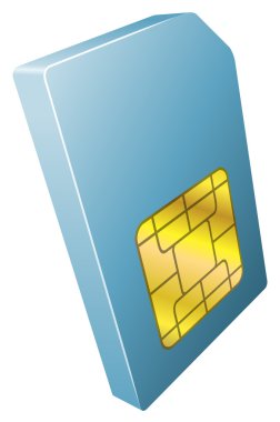 cep telefonu sim kart simgesinin resmi