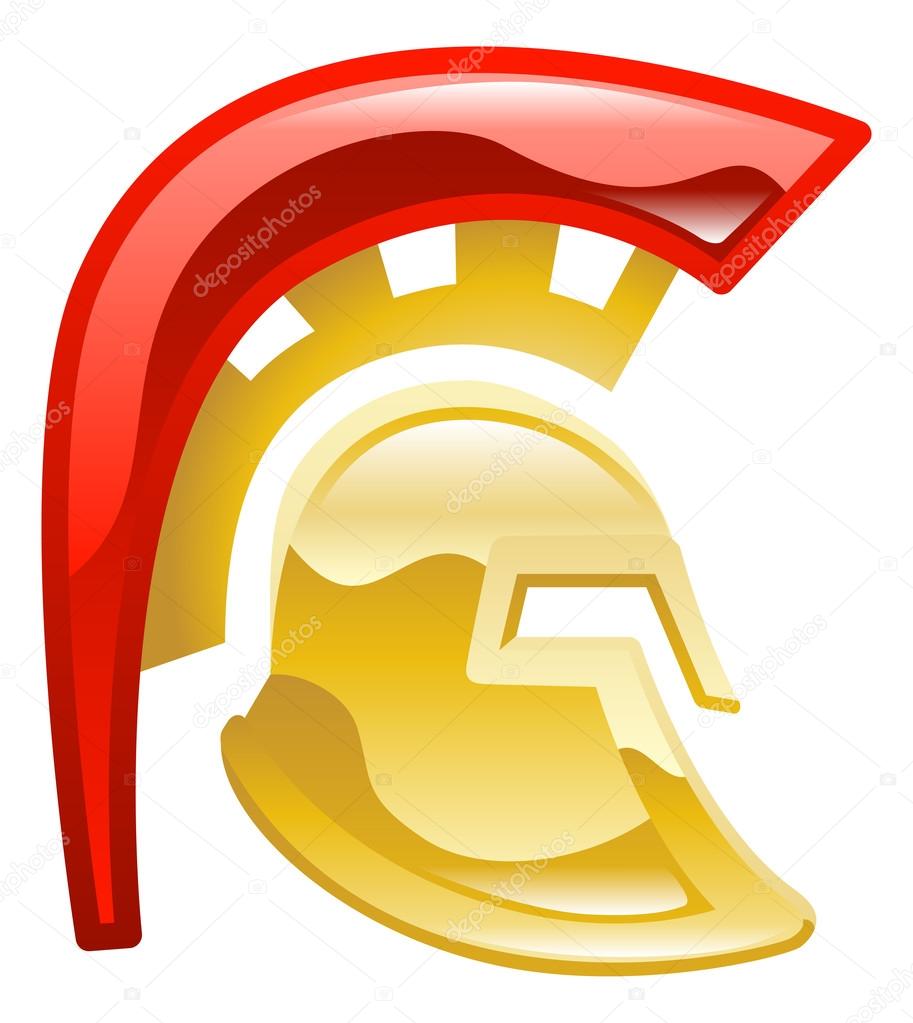 Trojan spartan or galadiator helmet
