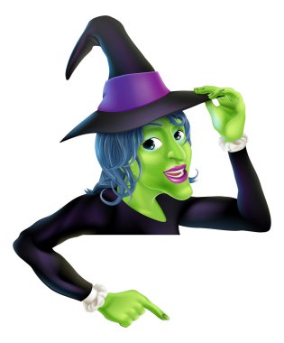 halloween cadı işaret