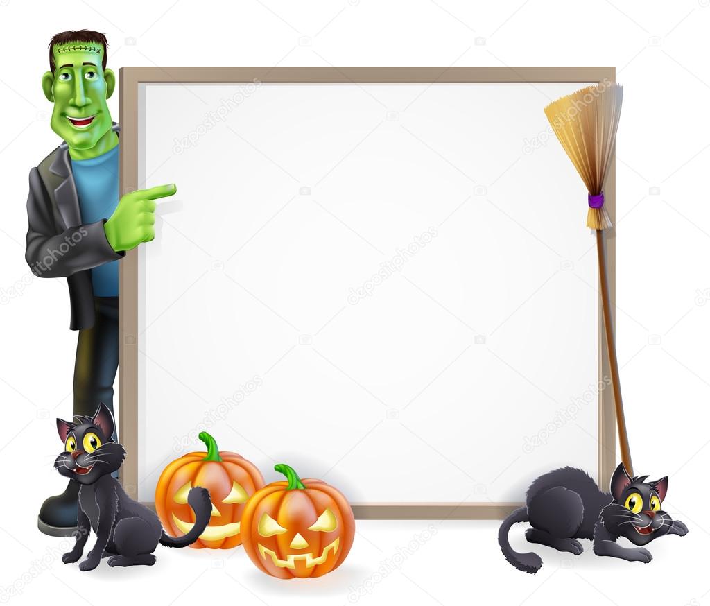 Halloween Signe De Frankenstein Image Vectorielle Krisdog